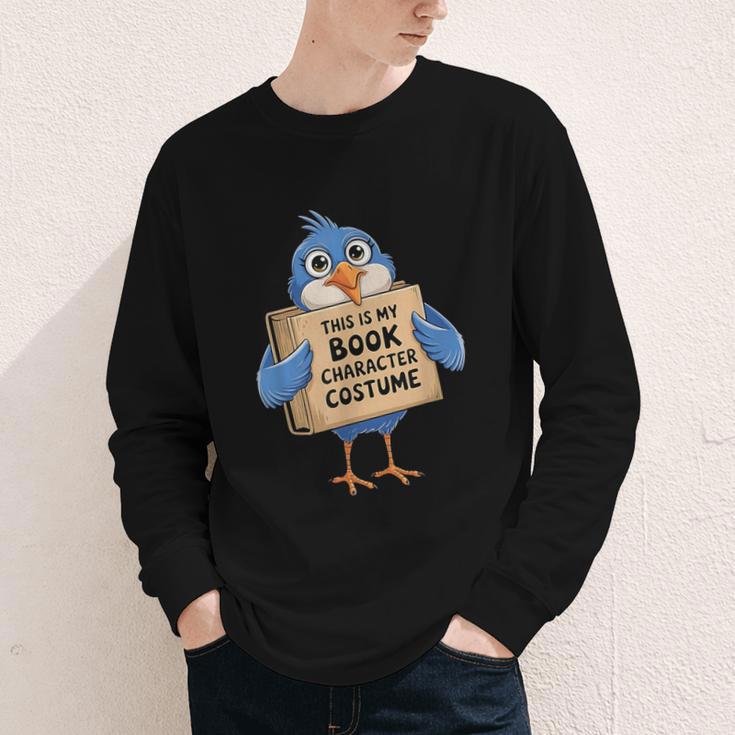 This Is My Book Character Costume Pigeon Kids Reading Youth Long Sleeve Tee This Is My Book Character Costume Pigeon Kids Reading Youth Long Sleeve Tee