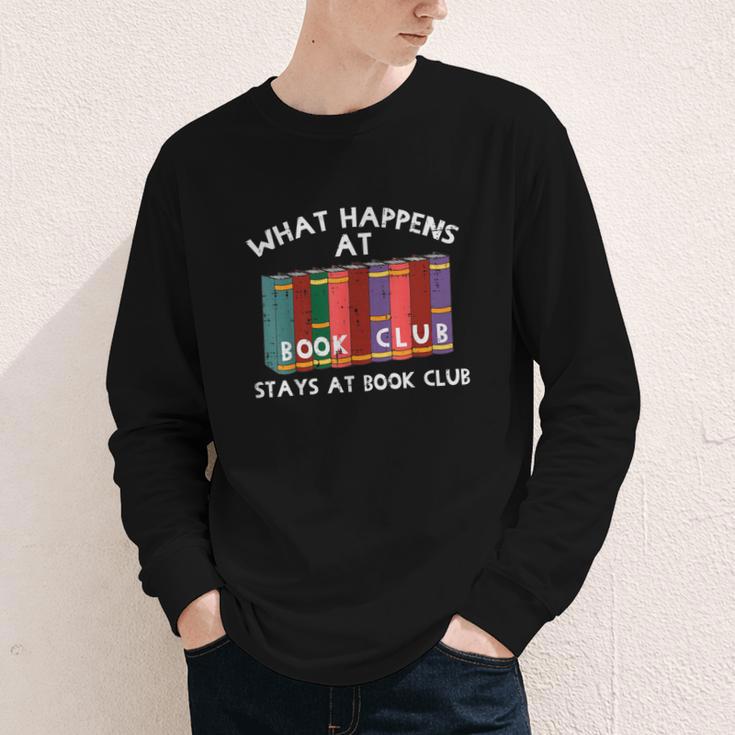 Book Club Read Reading Librarian Men Women Kids Youth Long Sleeve Tee