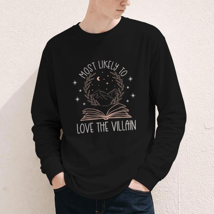 Book Club Shirts For Women Most Likely To Love Villain Youth Long Sleeve Tee