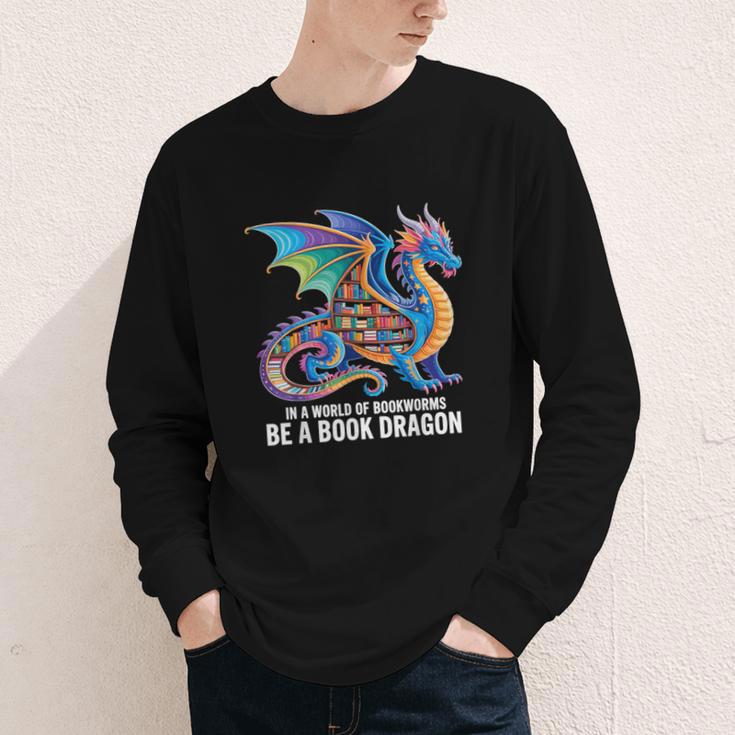 Be a Book Dragon Reading Youth Long Sleeve Tee