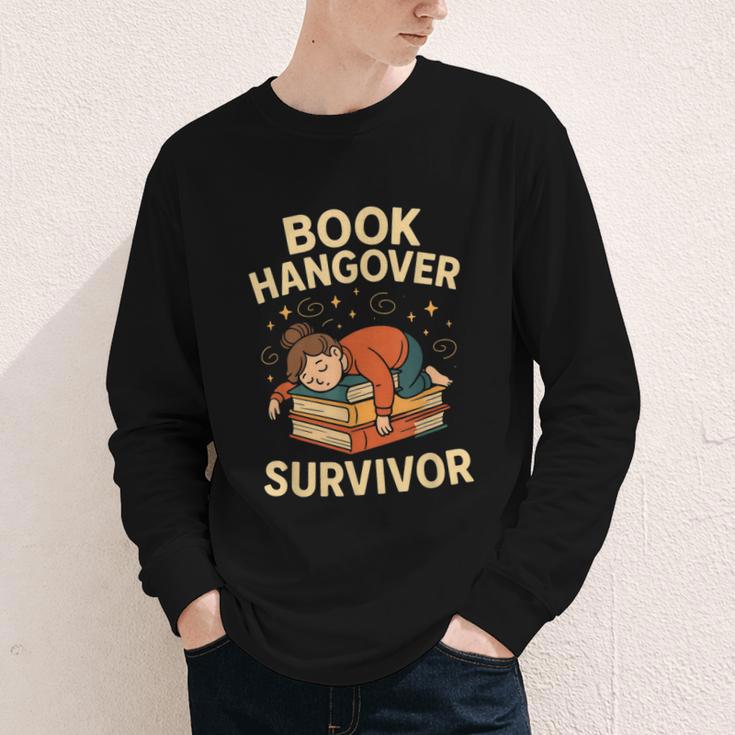Book Hangover Survivor Reading Humor Librarian Bibliophiles Youth Long Sleeve Tee Book Hangover Survivor Reading Humor Librarian Bibliophiles Youth Long Sleeve Tee