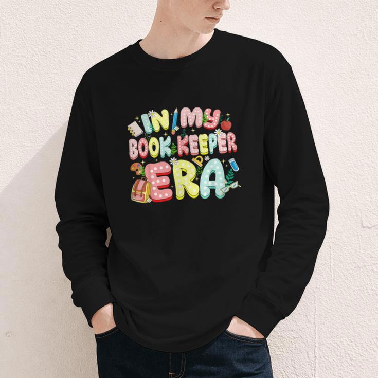 In My Book Keeper Era Librarian School Youth Long Sleeve Tee