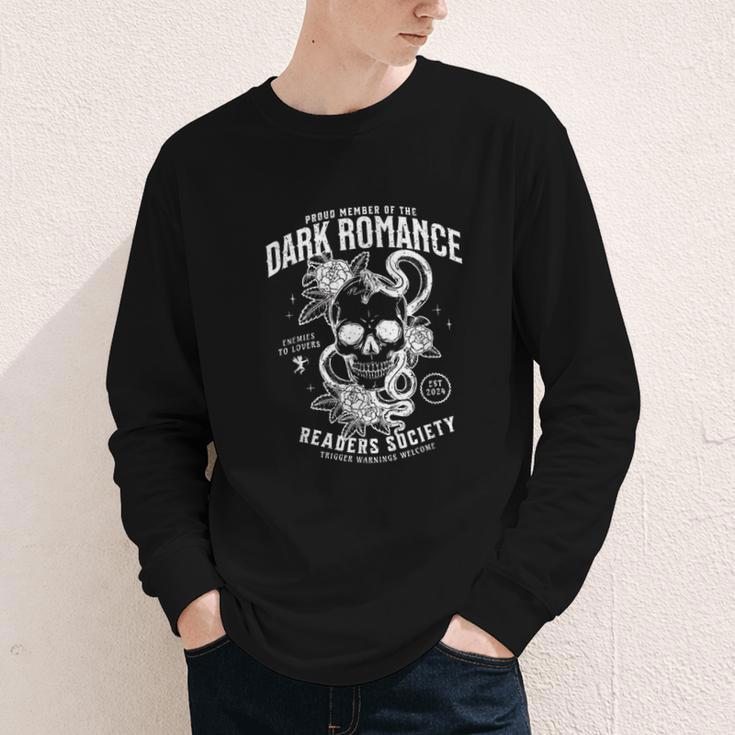 Book Lover Dark Romance Readers Society Smut Reader Women Youth Long Sleeve Tee