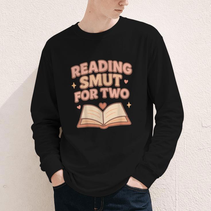 Book Lover Pregnancy Announcement Reveal Smut Youth Long Sleeve Tee