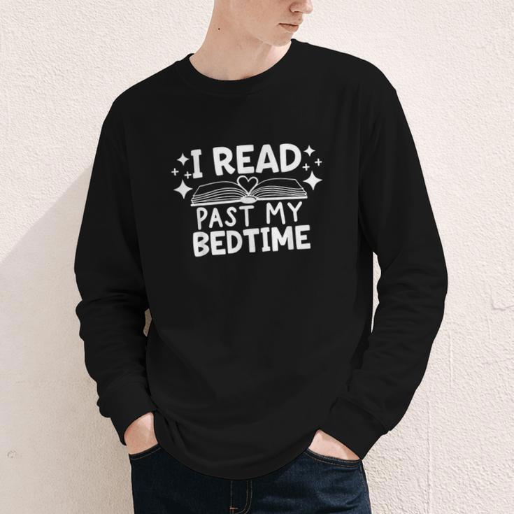 Book Lover Reading Bookish Floral I Read Past My Bedtime Youth Long Sleeve Tee Book Lover Reading Bookish Floral I Read Past My Bedtime Youth Long Sleeve Tee