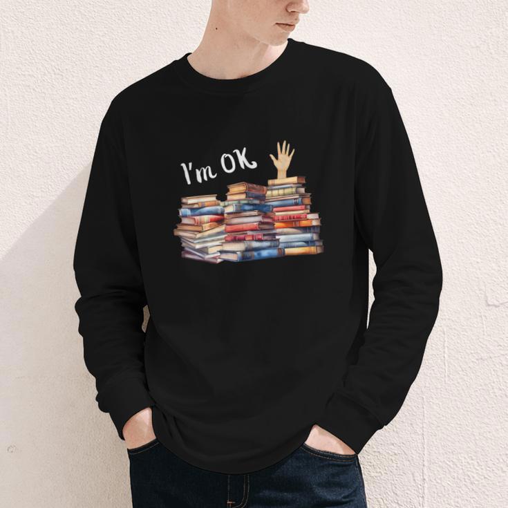 Book Lover For Women Readers Teacher Librarian Youth Long Sleeve Tee
