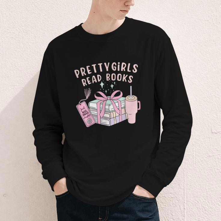 Book Lover's Pretty Girl's Read Books Youth Long Sleeve Tee