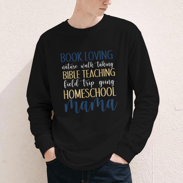 Book Loving Nature Walk Taking Bible Teaching Field Trip Youth Long Sleeve Tee