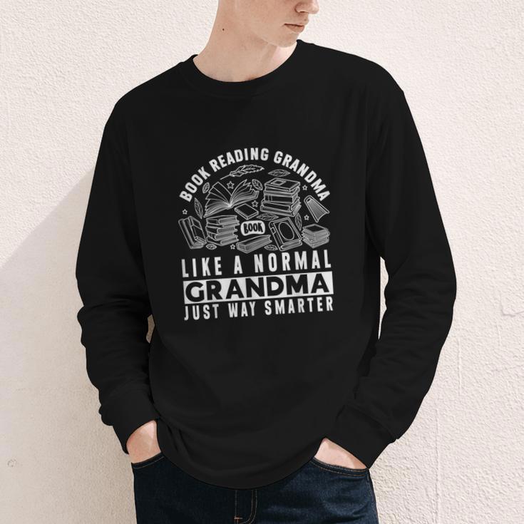 Book Reading Grandma Book Lover Grandma Youth Long Sleeve Tee