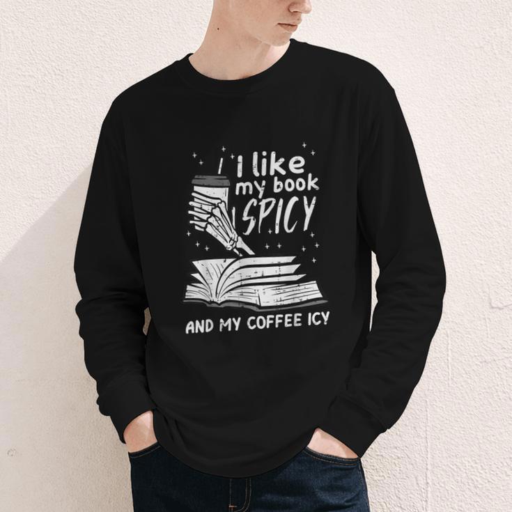 I Like My Book Spicy Read Reading Librarian Men Women Kids Youth Long Sleeve Tee I Like My Book Spicy Read Reading Librarian Men Women Kids Youth Long Sleeve Tee