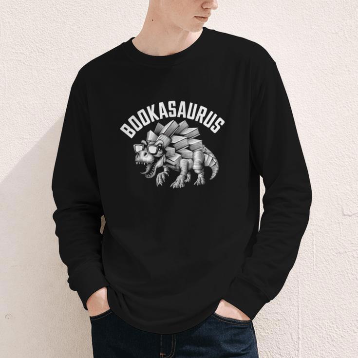 Book T-Rex Dino Bookworm Reading Book Dinosaur Youth Long Sleeve Tee Book T-Rex Dino Bookworm Reading Book Dinosaur Youth Long Sleeve Tee