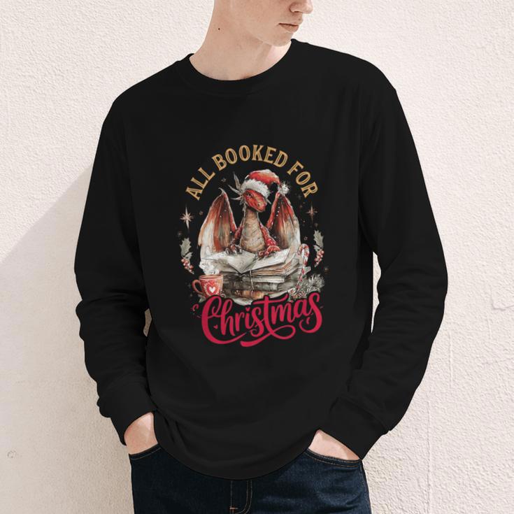 All Booked For Christmas Dragon Youth Long Sleeve Tee