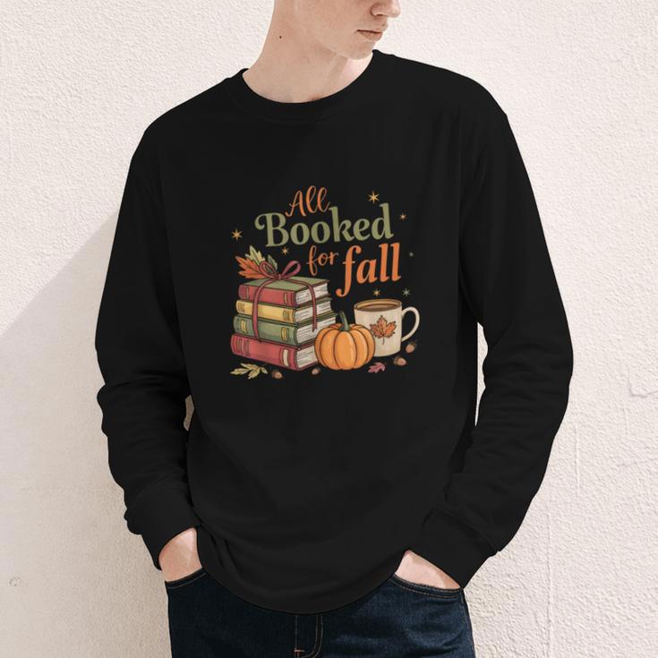 All Booked For Fall Books Coffee Fall Leaves Pumpkins Autumn Youth Long Sleeve Tee All Booked For Fall Books Coffee Fall Leaves Pumpkins Autumn Youth Long Sleeve Tee