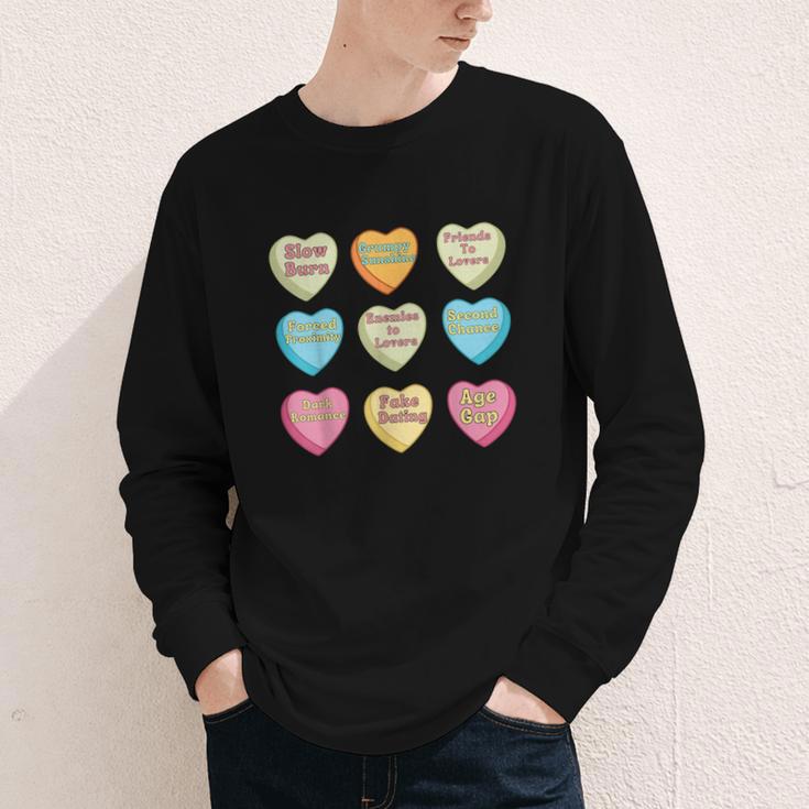Bookish Romance Tropes Smut Reader Spicy Book Lover Youth Long Sleeve Tee Bookish Romance Tropes Smut Reader Spicy Book Lover Youth Long Sleeve Tee