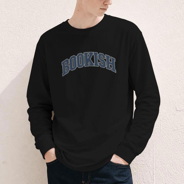 Bookish Vintage Varsity Style Book Lover Art Youth Long Sleeve Tee