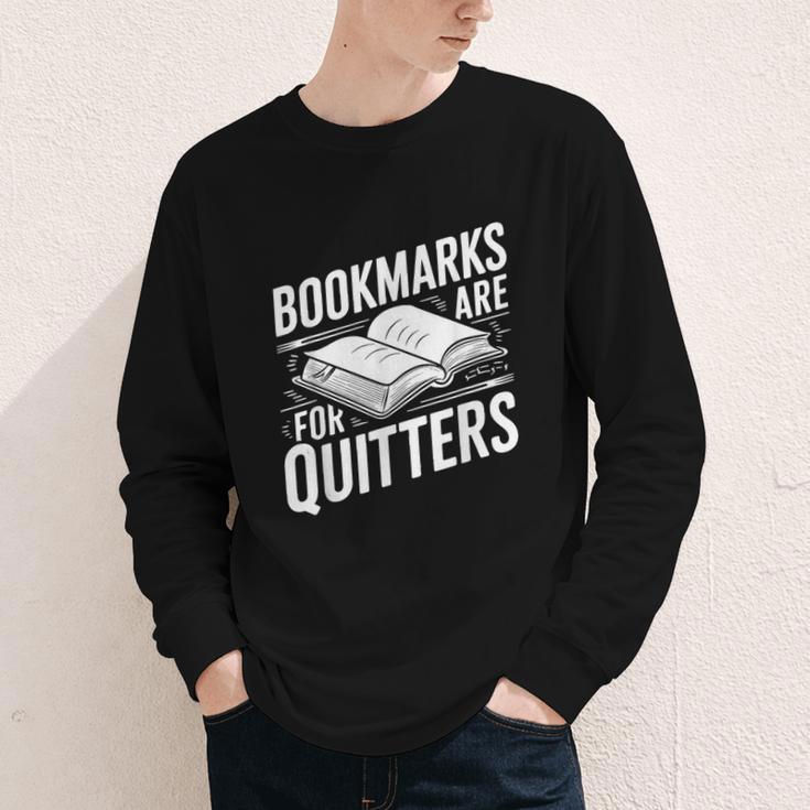 Bookmarks Quote Library Book Reader Youth Long Sleeve Tee