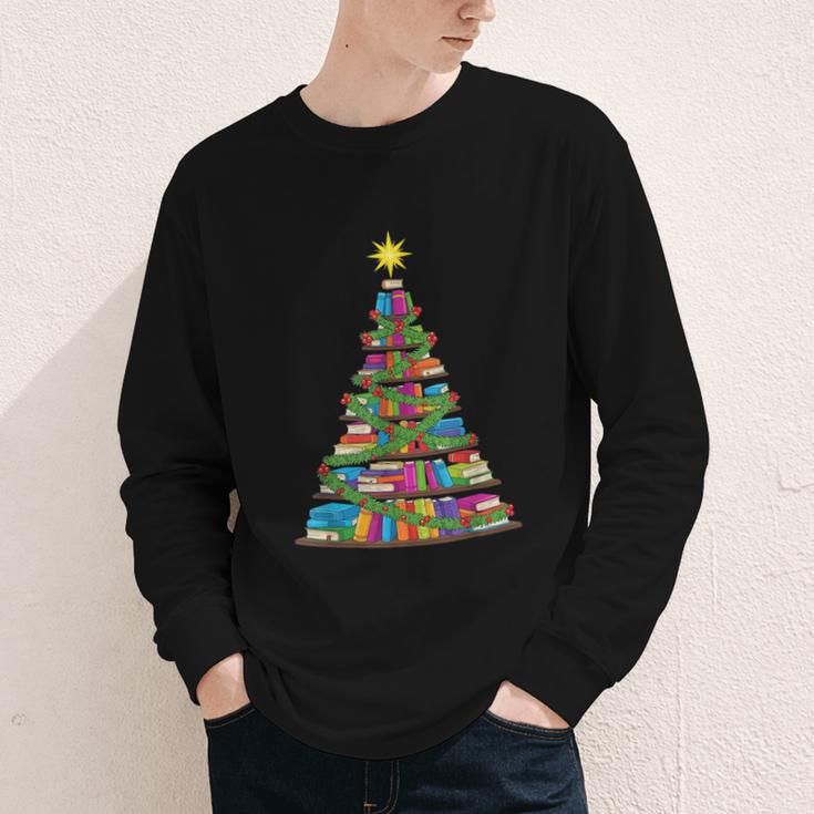 Bookmas Christmas Book Tree Book Lover English Teacher Youth Long Sleeve Tee Bookmas Christmas Book Tree Book Lover English Teacher Youth Long Sleeve Tee