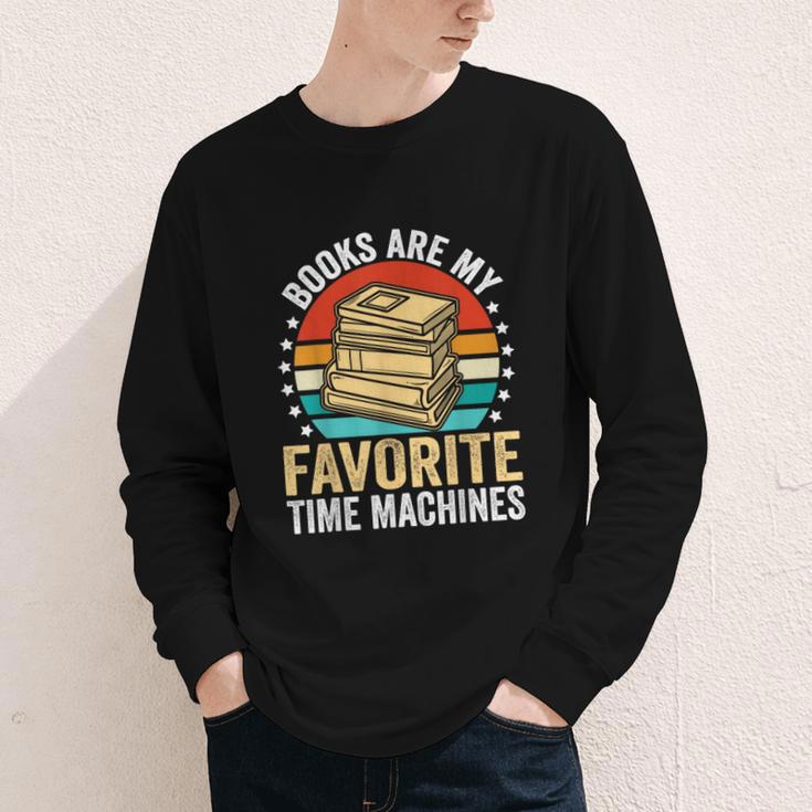 Books Are My Favorite Time Machines Youth Long Sleeve Tee