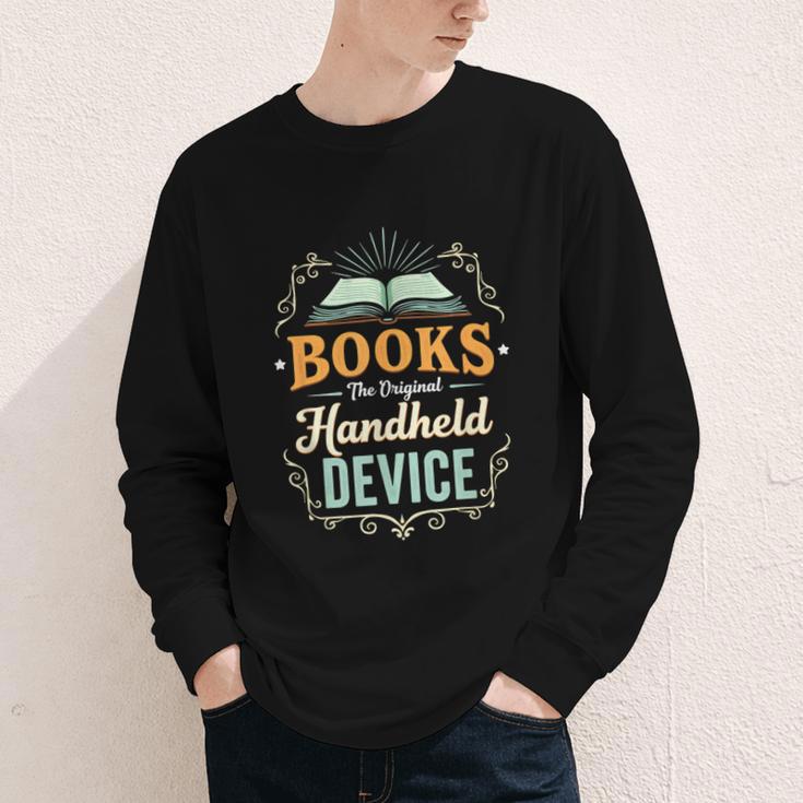 Books The Original Handheld Device Youth Long Sleeve Tee