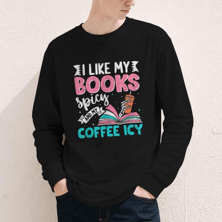 I Like My Books Spicy Coffee ICY Youth Long Sleeve Tee
