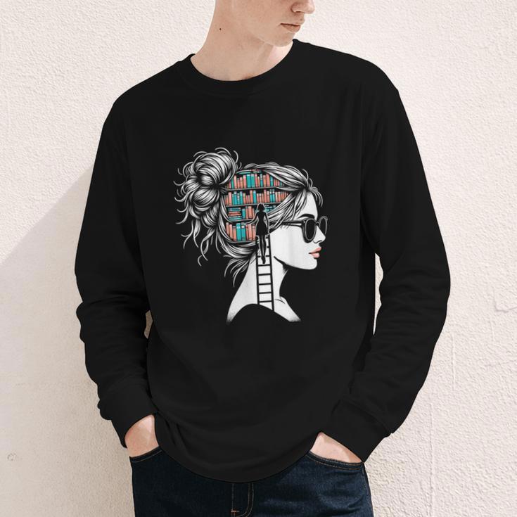 Bookworm Book Nerd Librarian Bookish Librarian Youth Long Sleeve Tee