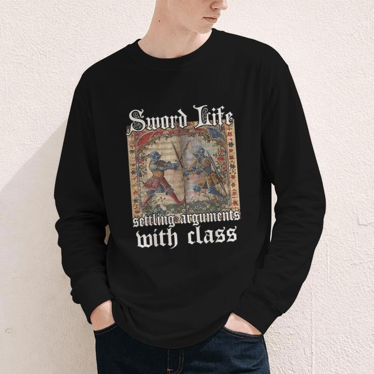 Buhurt Hourly Book Epic Knight Fight In Armor Buhurt Youth Long Sleeve Tee