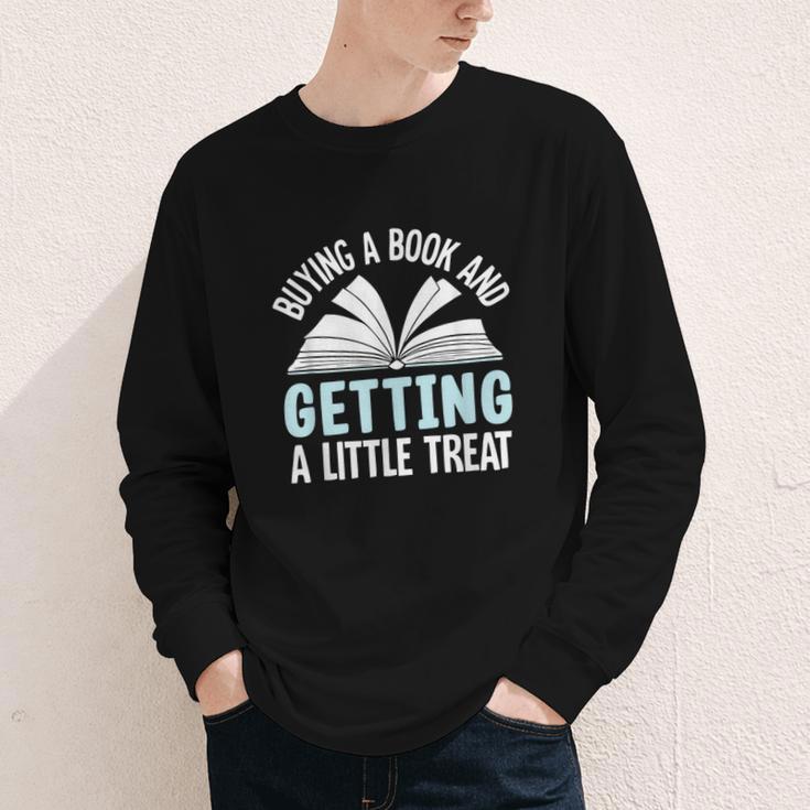 Buying A Book And Getting A Little Treat Youth Long Sleeve Tee