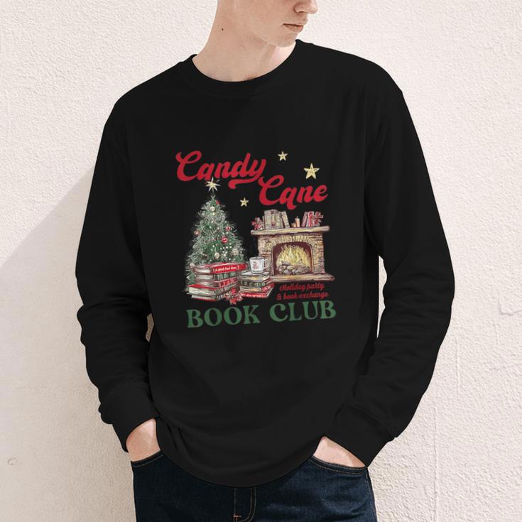 Candy Cane Book Club Holiday Party & Book Exchange Youth Long Sleeve Tee Candy Cane Book Club Holiday Party & Book Exchange Youth Long Sleeve Tee