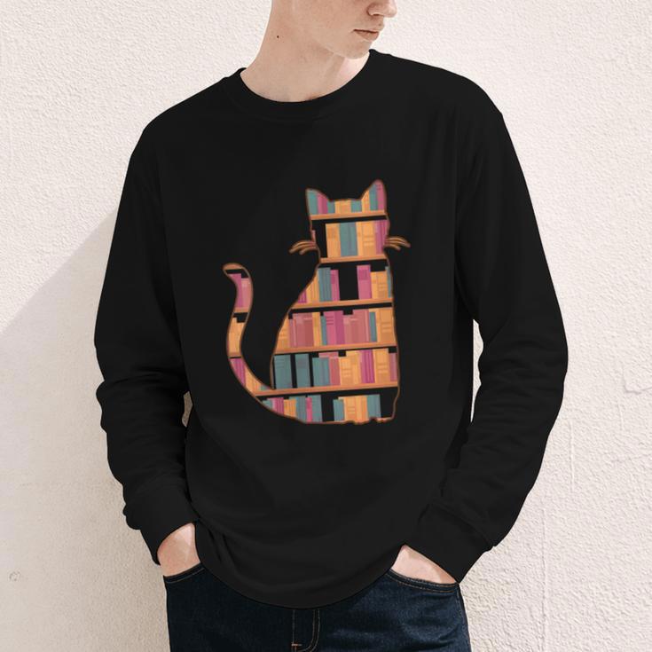 Cats Reading Books Librarian Library Readers Youth Long Sleeve Tee Cats Reading Books Librarian Library Readers Youth Long Sleeve Tee