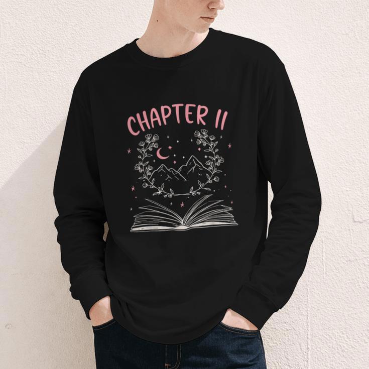 Chapter 11 Birthday Reading Book Lovers 11 Year Old Youth Long Sleeve Tee