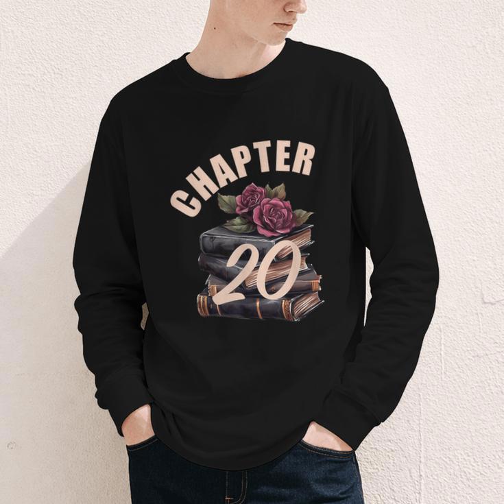 Chapter 20 20th Birthday Women Book Lovers Its My Birthday Youth Long Sleeve Tee