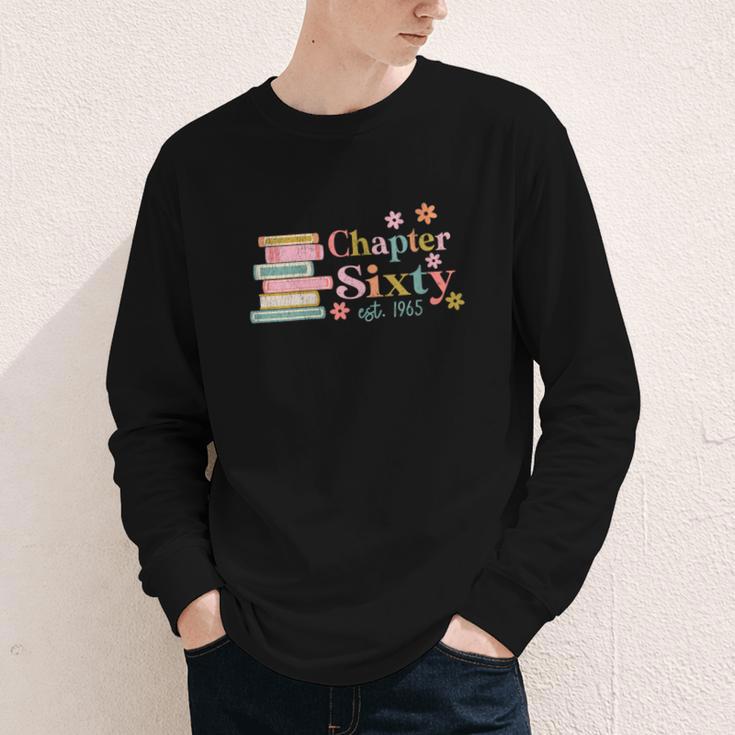Chapter Sixty 60 Years Old 60th Birthday Book Lover Youth Long Sleeve Tee