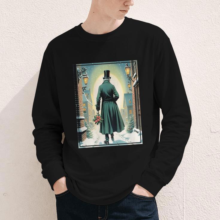 Charles Dickens Christmas Classic Book Ebeneezer Scrooge -Adults Kids Small Short Sleeve T-Shirt Youth Long Sleeve Tee