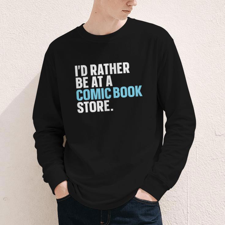 Comic Books Art For Men Women Comics Lover Comics Collector Youth Long Sleeve Tee