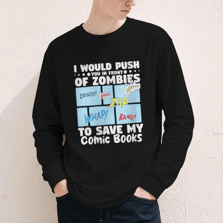 Comics Collecting Book Collector Guide Comics Lover Youth Long Sleeve Tee