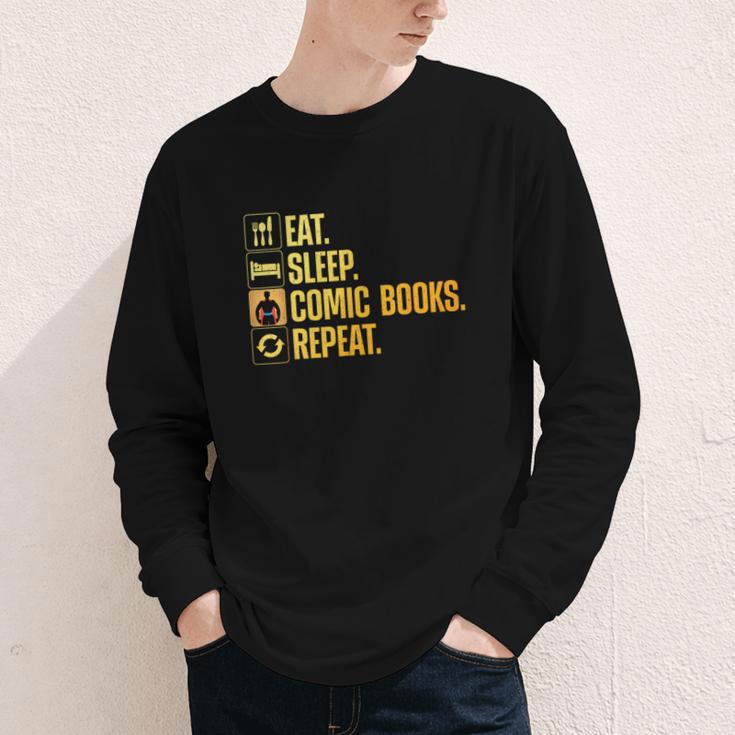 Cool Comic Books Art For Men Women Comic Book Lover Comics Youth Long Sleeve Tee
