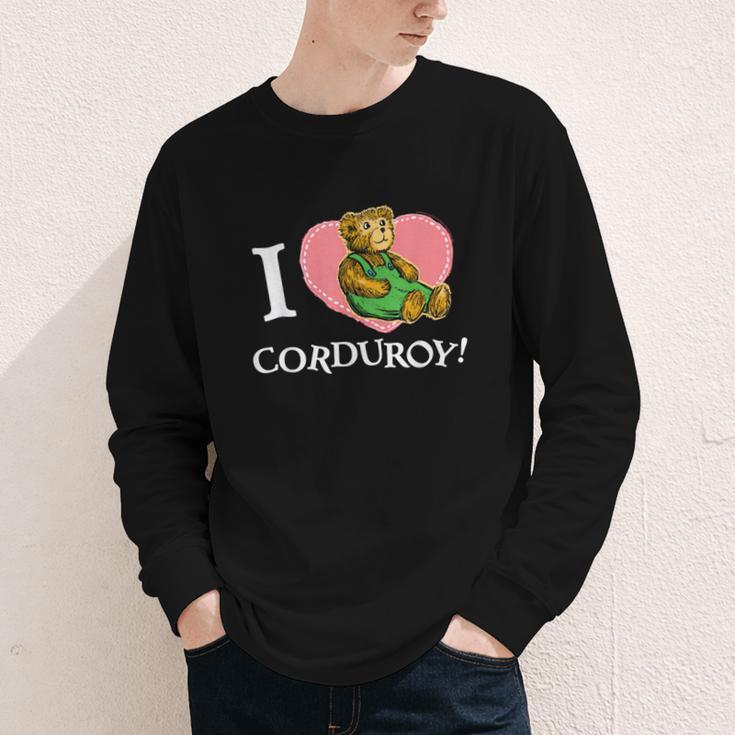 Corduroy I Heart Corduroy Teddy Bear Retro Children's Book Youth Long Sleeve Tee