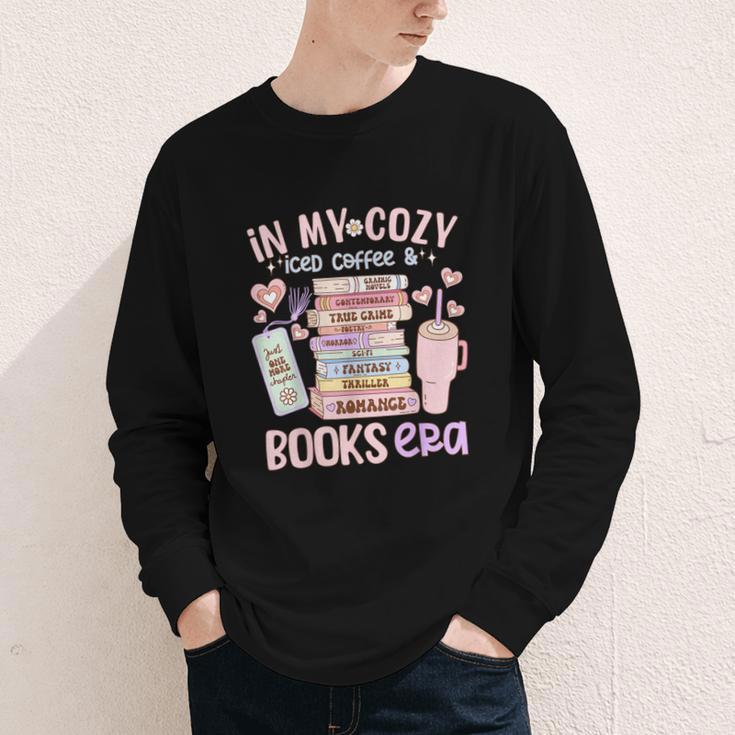 In My Cozy Iced Coffee And Books Era Youth Long Sleeve Tee