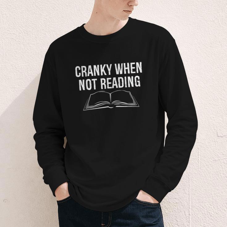 Cranky When Not Reading Book Lover Youth Long Sleeve Tee Cranky When Not Reading Book Lover Youth Long Sleeve Tee