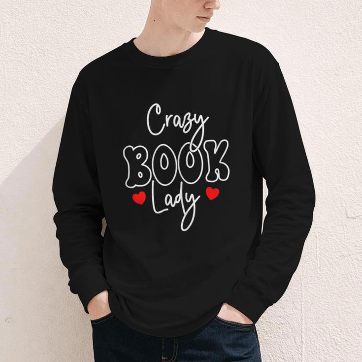 Crazy Book Lady Youth Long Sleeve Tee