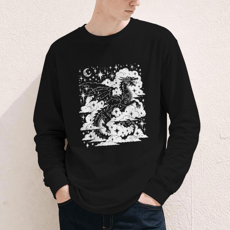 Dark Academia Fantasy Dragon Book Lover Bookish Goblincore Youth Long Sleeve Tee Dark Academia Fantasy Dragon Book Lover Bookish Goblincore Youth Long Sleeve Tee