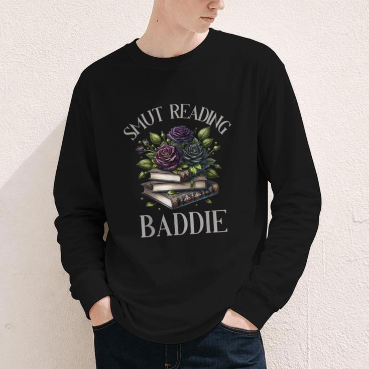 Dark Romance Reader Smutt Book Merch Spicy Books Smut Baddie Youth Long Sleeve Tee