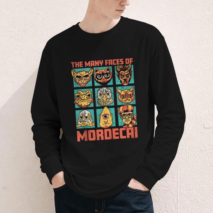 DCC Many Faces Of Mordecai Grid Gamer Series Book Youth Long Sleeve Tee