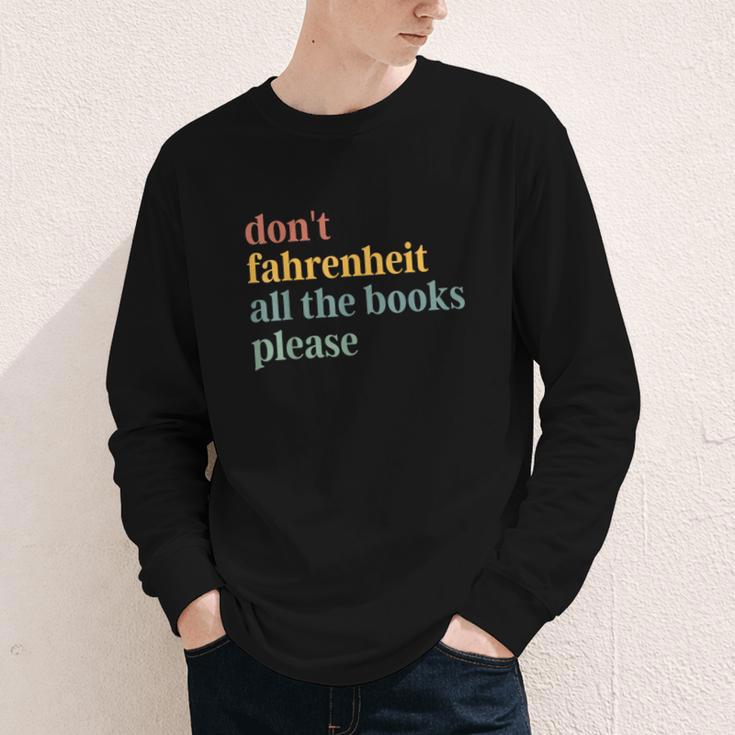 Don't Fahrenheit The Books Youth Long Sleeve Tee