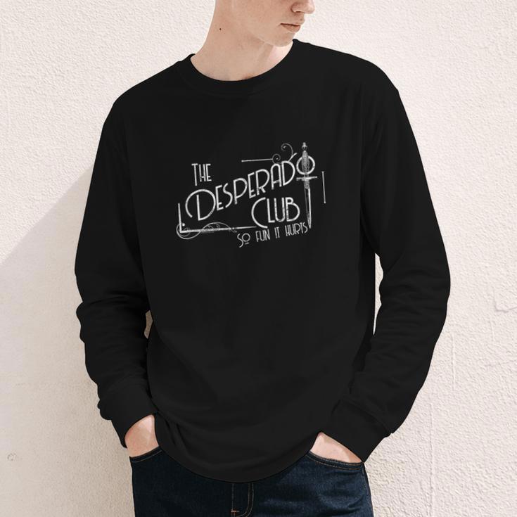 Dungeon Crawler Carl The Desperado Club Sign Sci-Fi Book Youth Long Sleeve Tee Dungeon Crawler Carl The Desperado Club Sign Sci-Fi Book Youth Long Sleeve Tee