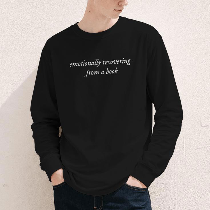 Emotionally Recovering From A Book Book Lover Book Th Youth Long Sleeve Tee Emotionally Recovering From A Book Book Lover Book Th Youth Long Sleeve Tee