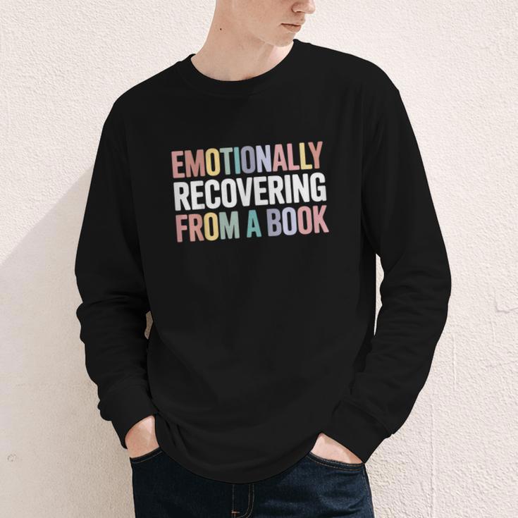 Emotionally Recovering From a Book Reading Librarian Youth Long Sleeve Tee Emotionally Recovering From a Book Reading Librarian Youth Long Sleeve Tee