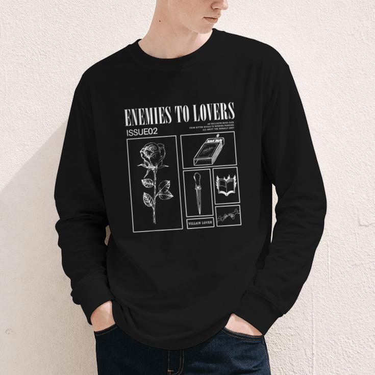 Enemies To Lovers Morally Grey Book Lover Romantasy Bookish Youth Long Sleeve Tee Enemies To Lovers Morally Grey Book Lover Romantasy Bookish Youth Long Sleeve Tee