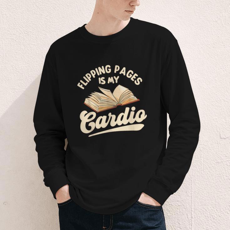 Flipping Pages Is My Cardio Book Lover Reading Bookworm Youth Long Sleeve Tee Flipping Pages Is My Cardio Book Lover Reading Bookworm Youth Long Sleeve Tee
