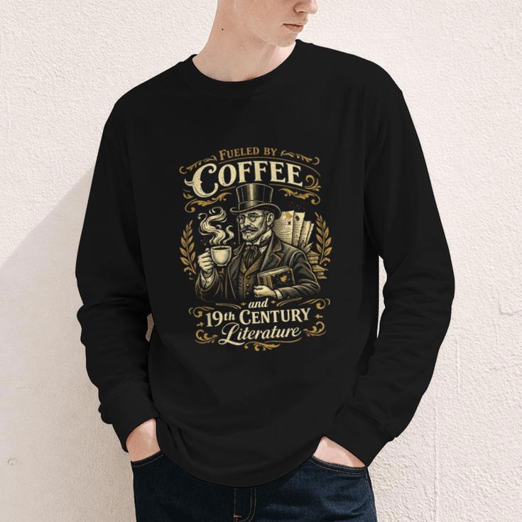 Fueled By Coffee And 19th Century Literature Book Tee Youth Long Sleeve Tee Fueled By Coffee And 19th Century Literature Book Tee Youth Long Sleeve Tee